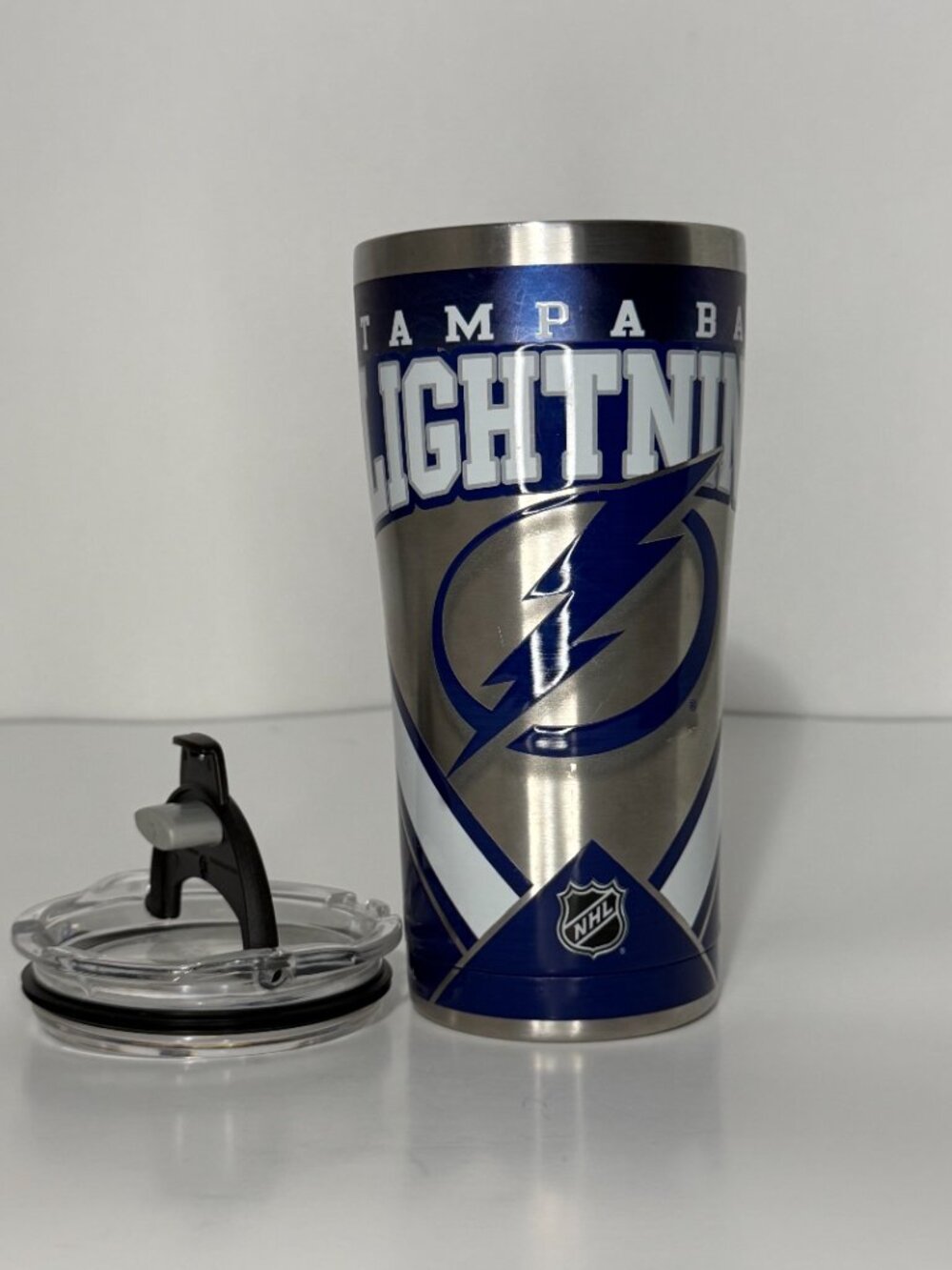 Tervis Tampa Bay Lightning NHL 20oz Stainless Tumbler Cup w Lid - Picture 2 of 7